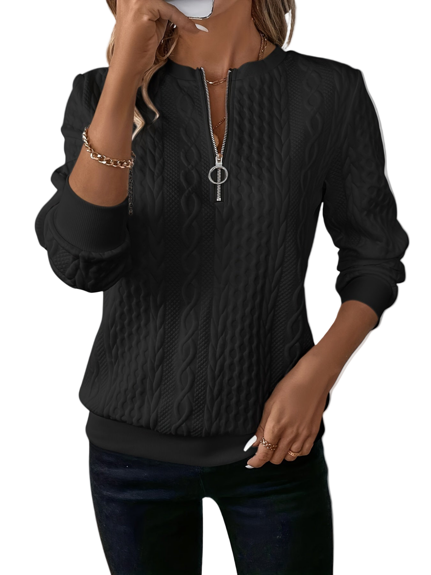 Liora Cable Knit Trui