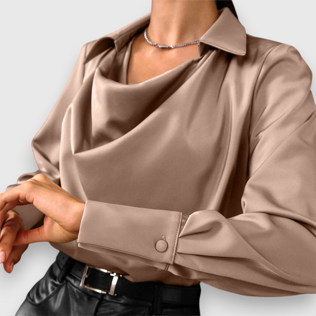 Solina blouse met col