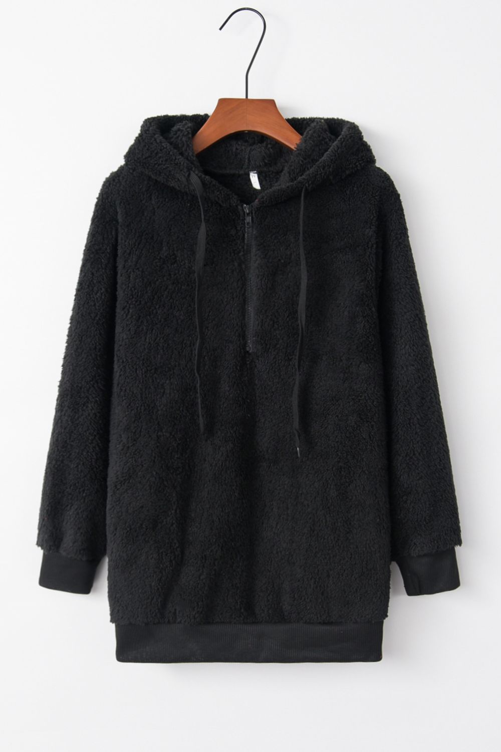 Warme fleece hoodie