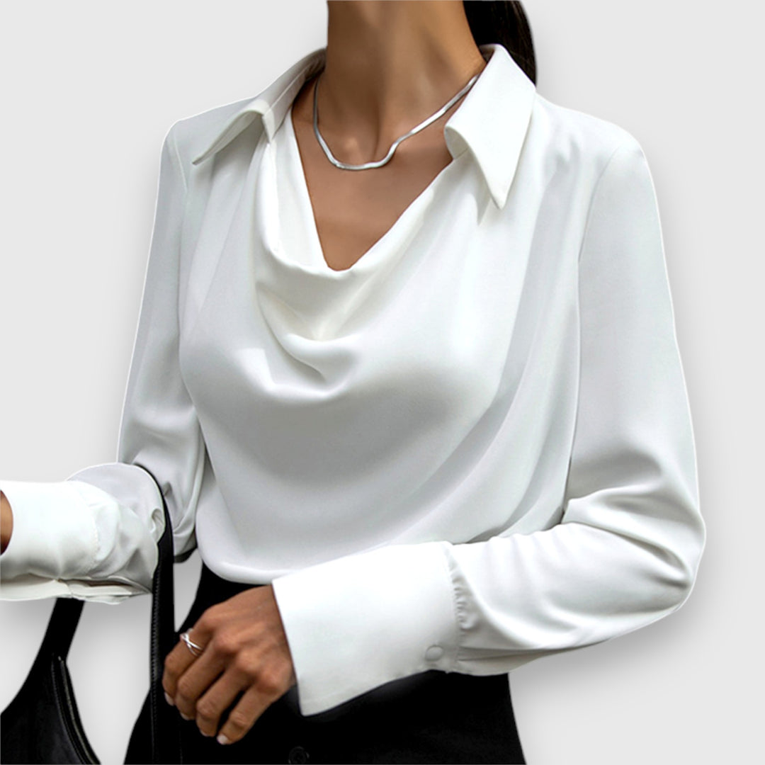 Solina blouse met col