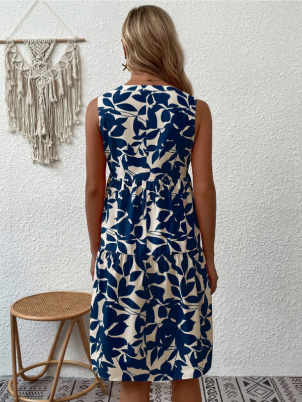 Lina Bloemenjurkje zonder Mouwen